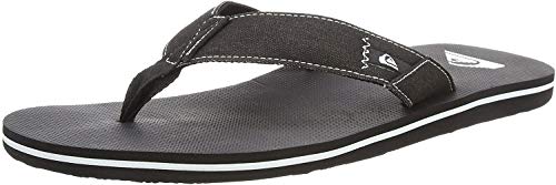 Quiksilver Molokai Abyss, Zapatos de Playa y Piscina Hombre, Negro (Black/Black/White Xkkw), 45 EU