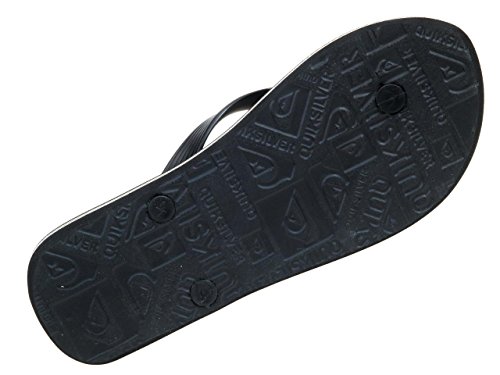 Quiksilver Molokai-Flip-Flops For Men, Zapatos de Playa y Piscina Hombre, Negro (Black/Black/White Xkkw), 41 EU