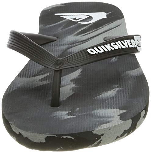 Quiksilver Molokai Marled-Flip Flops for Men, Zapatos de Playa y Piscina Hombre, Negro (Black/Grey/Black Xksk), 42 EU