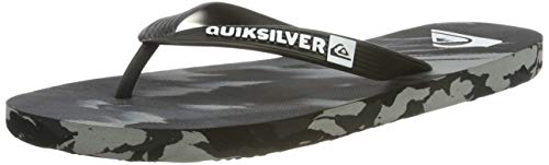 Quiksilver Molokai Marled-Flip Flops for Men, Zapatos de Playa y Piscina Hombre, Negro (Black/Grey/Black Xksk), 42 EU