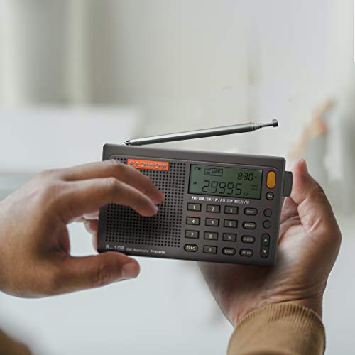 RADIWOW R-108 Radio Digital De Banda Completa FM SW Portátil Con Antenas De Radio Para Radioaficionados Radio De Batería Recargable Incorporada