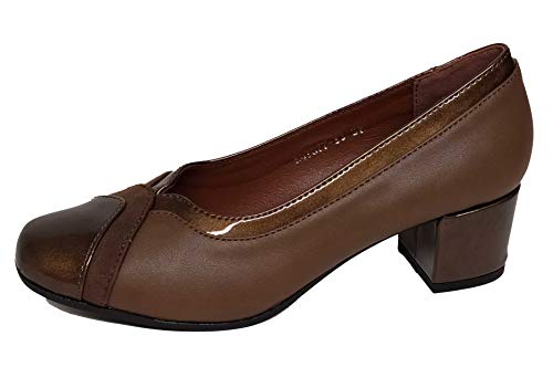 Rebelde - Salon Hermi para Mujeres Talla 41, Color Taupe