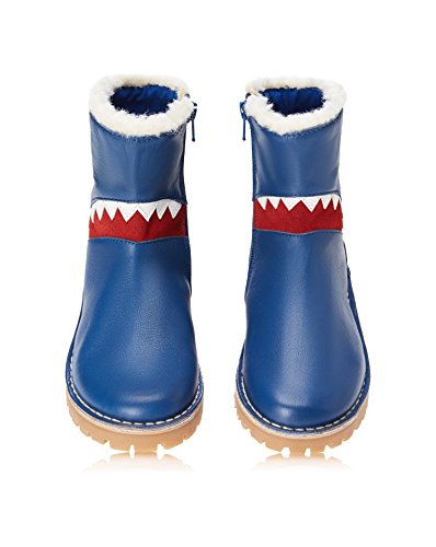 RED WAGON Botas con Tiburón para Niños, Azul (Blue), 26.5 EU