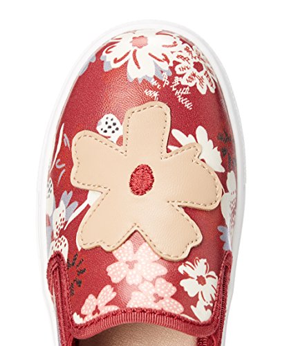 RED WAGON Zapatillas sin Cordones con Estampado de Flores para Niña, Multicolor (Red Floral), 25.5 EU