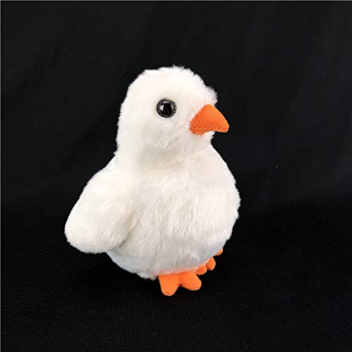 REDAPP Realista Little Chick Duck Animal Plush Stuffed Doll Kids Toy Gift Coleccionable Recuerdo Blanco Pequeño Pato