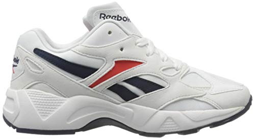 Reebok AZTREK 96, Gymnastics Shoe Mujer, White/Collegiate Navy/Radiant Red, 39 EU