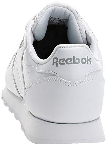 Reebok CL LTHR 2232 - Zapatillas de deporte de cuero para mujer, color blanco, talla 37