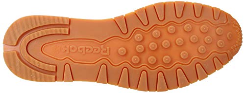 Reebok Classic Leather - Zapatillas de cuero para hombre, color blanco (white / gum 2), talla 45