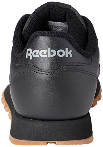 Reebok Classic Leather - Zapatillas de cuero para hombre, color negro (black / gum 2), talla 42.5