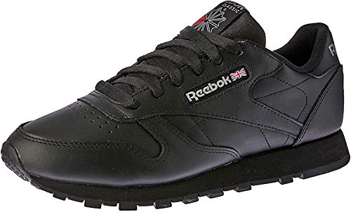 Reebok Classic Leather - Zapatillas de cuero para hombre, color negro (int-black), talla 39