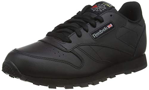 Reebok Classic Leather, Zapatillas de Trail Running Unisex Niños, Negro, 34 EU