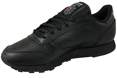 Reebok Classic Leather Zapatillas, Mujer, Negro (Int / Black), 39 EU