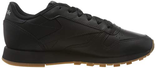 Reebok Classic Leather Zapatillas, Mujer, Negro (Int / Black / Gum), 42 EU
