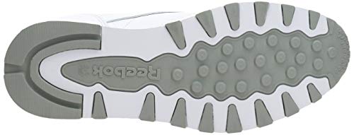 Reebok Classic Lthr 2214, Zapatillas de Trail Running Hombre, Blanco (Intense White/Light Grey), 43 EU