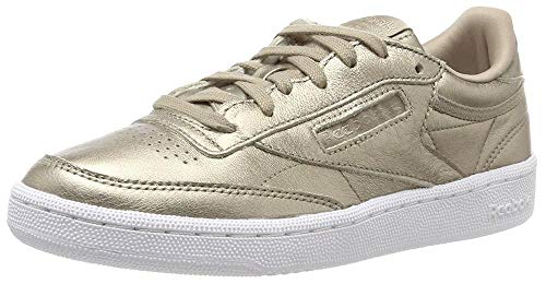 Reebok Club C 85 Melted Metal, Zapatillas de Tenis, Dorado (Dorado/(Pearl Met/Grey Gold/White) 000), 35.5 EU