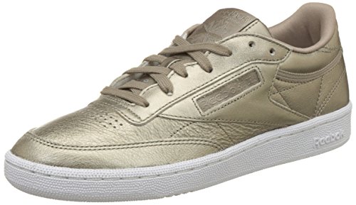 Reebok Club C 85 Melted Metal, Zapatillas de Tenis, Dorado (Dorado/(Pearl Met/Grey Gold/White) 000), 35.5 EU
