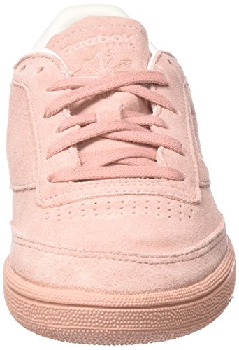 Reebok Club C 85 NBK, Zapatillas de Tenis Mujer, Rosa (Chalk Pink/Pale Pink 000), 36 EU
