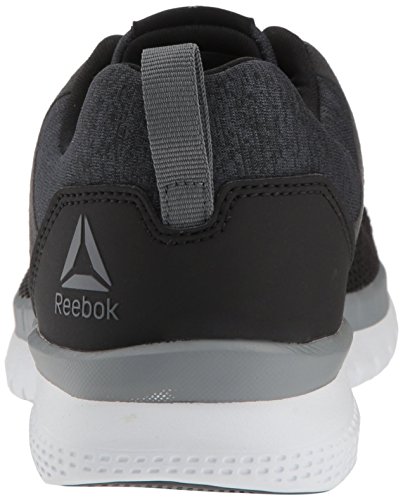Reebok Mujeres PT Prime Bajos & Medios Cordon Zapatos para Correr, Black/Coal/Alloy/White, Talla 11