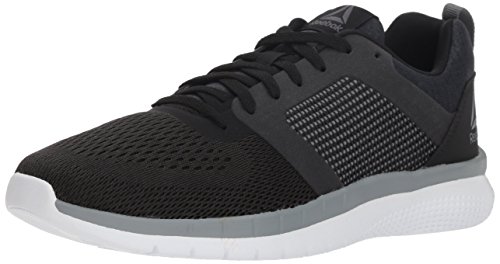 Reebok Mujeres PT Prime Bajos & Medios Cordon Zapatos para Correr, Black/Coal/Alloy/White, Talla 11