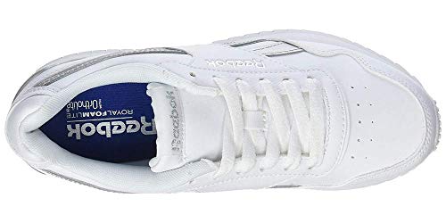 Reebok Royal Glide Rplclp, Zapatillas de Trail Running Mujer, Blanco White White Silver Met White White Silver Met, 40.5 EU