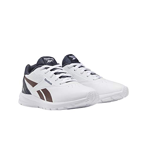 Reebok Rush Runner 2.0 Syn, Zapatillas, Multicolor (Blanco/Maruni/BRNSIE), 38 EU