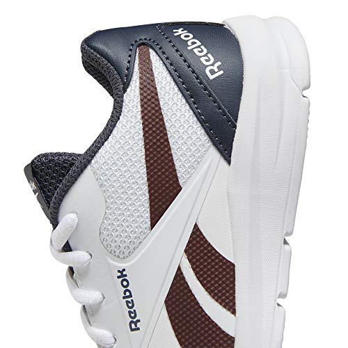 Reebok Rush Runner 2.0 Syn, Zapatillas, Multicolor (Blanco/Maruni/BRNSIE), 38 EU