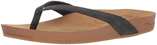 Reef Cushion Bounce Court Le, Chanclas Mujer, Negro (Black Bla), 42.5 EU