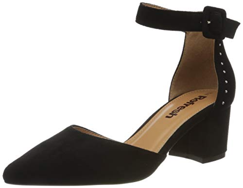 Refresh 69513.0, Zapatos con Tira de Tobillo para Mujer, Negro (Negro Negro), 40 EU
