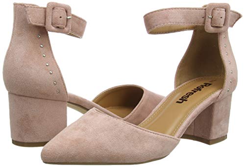 Refresh 69513.0, Zapatos con Tira de Tobillo para Mujer, Rosa (Nude Nude), 40 EU