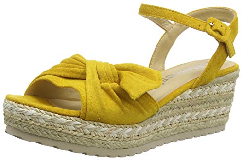 Refresh 69531.0, Sandalias con Plataforma Mujer, Amarillo (Panama Panama), 38 EU