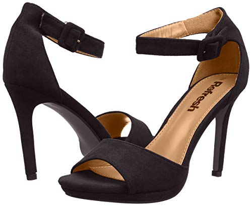 Refresh 69541.0, Zapatos con Tira de Tobillo para Mujer, Negro, 38 EU