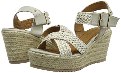 Refresh 69556.0, Sandalias con Plataforma Mujer, Blanco (Hielo Hielo), 37 EU