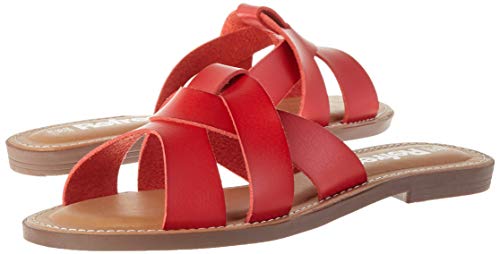 Refresh 72247.0, Sandalias con Punta Abierta para Mujer, Rojo, 37 EU