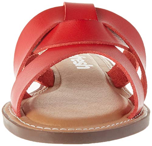 Refresh 72247.0, Sandalias con Punta Abierta para Mujer, Rojo, 37 EU