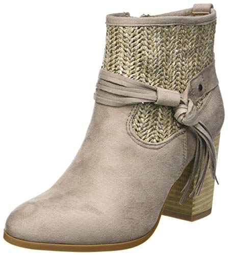 Refresh 72927, Botas Cortas al Tobillo Mujer, Taupe, 38 EU