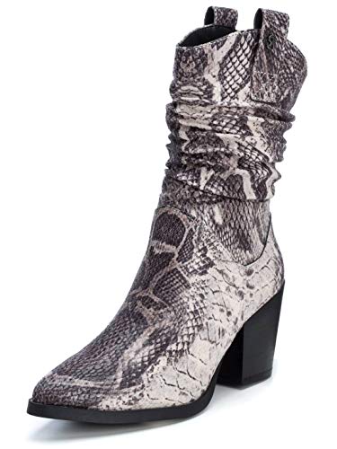 REFRESH Botín Campera REF069184 para Mujer Gris 39