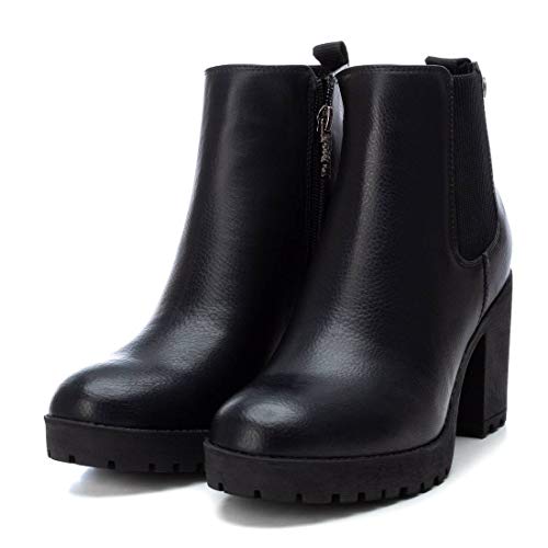 REFRESH - Botín Chelsea con Tacón para Mujer - Color Negro