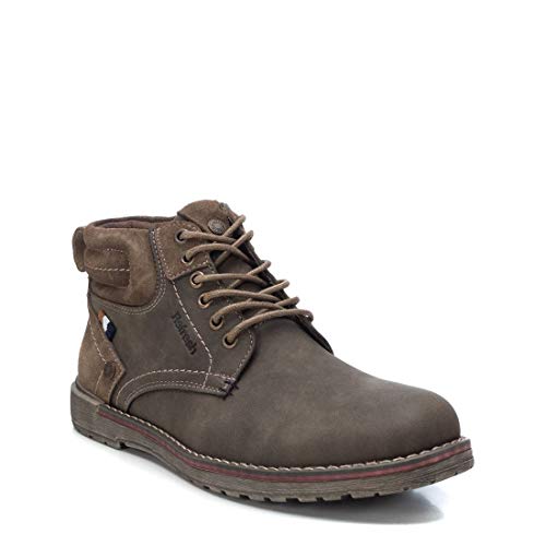 REFRESH - Botín Militar para Hombre - Color Taupe - Talla 42