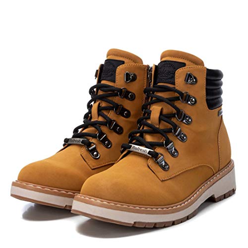 REFRESH - Botín Militar para Mujer - Color Amarillo