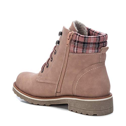 REFRESH - Botín Militar para Mujer - Color Marrón