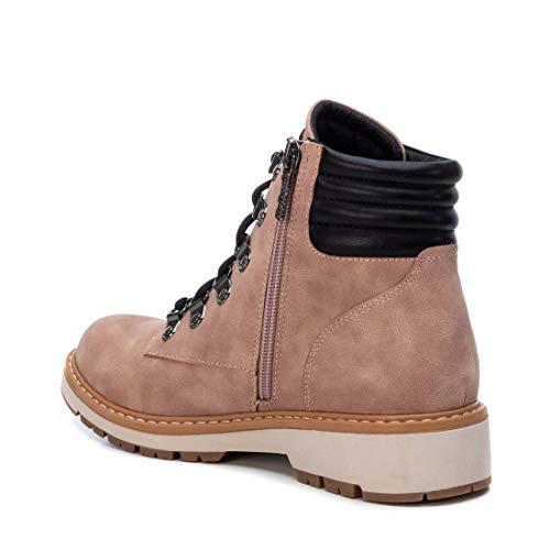 REFRESH - Botín Militar para Mujer - Color Marrón