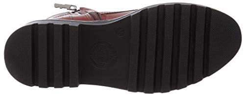 REFRESH - Botín Militar para Mujer - Color Rojo