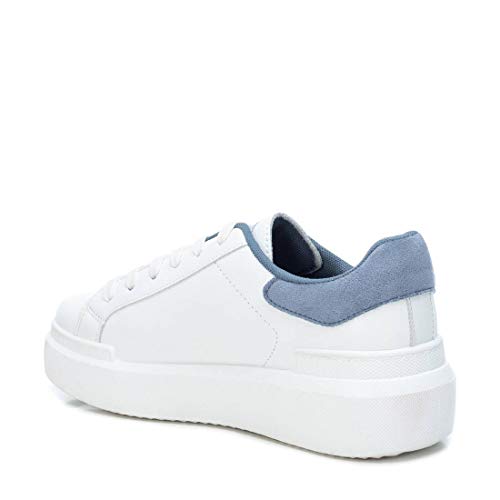 REFRESH - Zapatilla Casual para Mujer - Cierre con Cordones - Color Jeans - Talla 38
