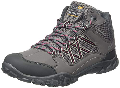 Regatta Edgepoint Mid Waterproof Hiking Boot, Botas de Senderismo Mujer, Gris (Granit/Duchess 805), 36 EU