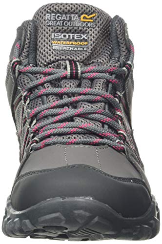 Regatta Edgepoint Mid Waterproof Hiking Boot, Botas de Senderismo Mujer, Gris (Granit/Duchess 805), 36 EU