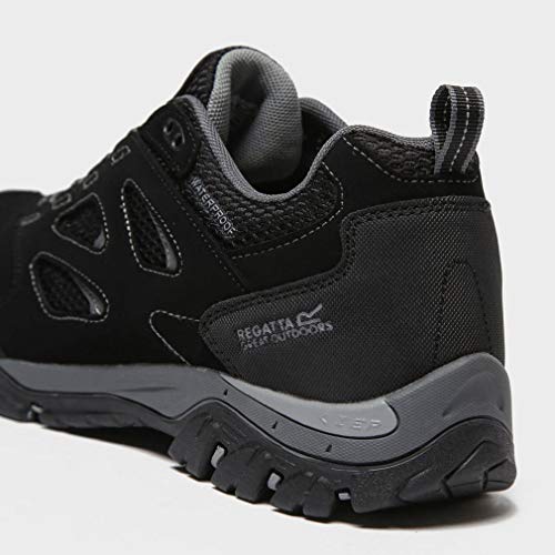 Regatta Holcombe Iep Low, Walking Shoe Mens, (Black/Granite 9v8), 10 EU