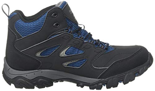 Regatta Holcombe Iep Mid' Waterproof Boots, Botas de Senderismo Mujer, Gris (Ash/Blue Opal W56), 37 EU