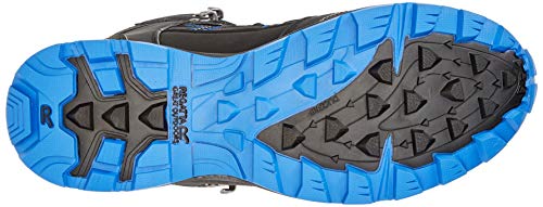 Regatta Samaris II Mid, Walking Shoe Hombre, Ash/Oxford Blue, 44 EU