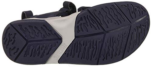 Regatta Santa Clara' Padded Backstrap Shock Absorbing Eva Footbed Rubber Outsole Sandals, Sandalias Deportivas Mujer, Cielos Azul Marino/Azul, 41 EU