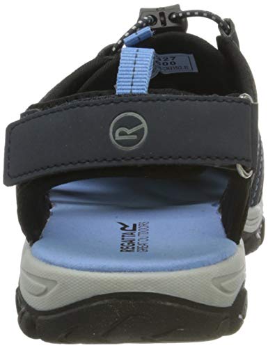 Regatta Westshore' Toe Bumper Water Friendly Eva Footbed Walking Sandals, Sandalias deportivas para Mujer, Cielos Azul Marino/Azul, 42 EU